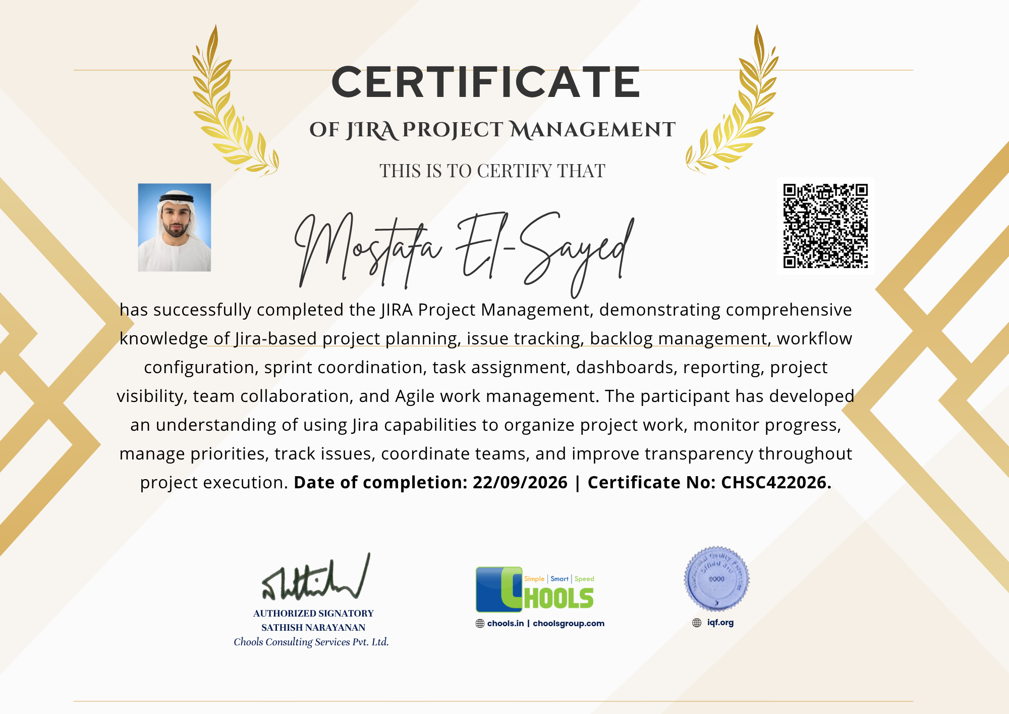 Emerging Business Program Certificate
